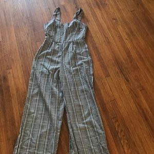 Plaid jumpsuit